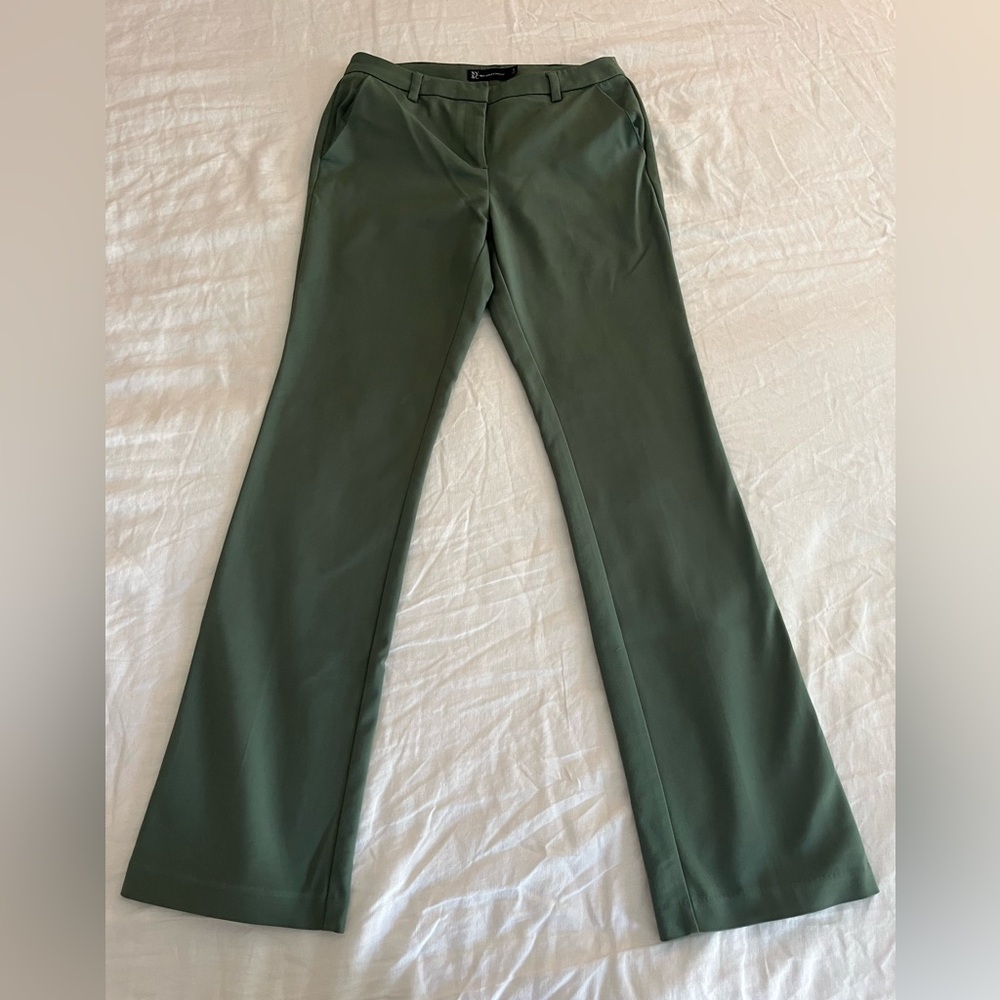 New York & Company Olive Green Boot Cut Pants